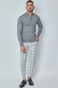 THE BARON ZIPPED TURTLENECK