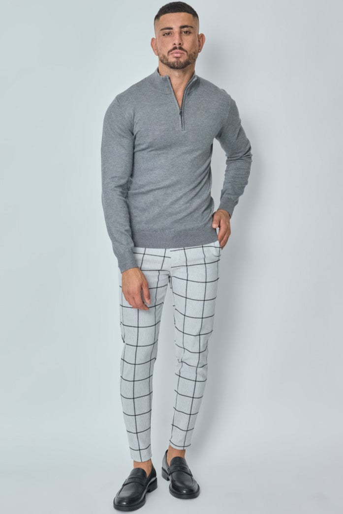 THE BARON ZIPPED TURTLENECK