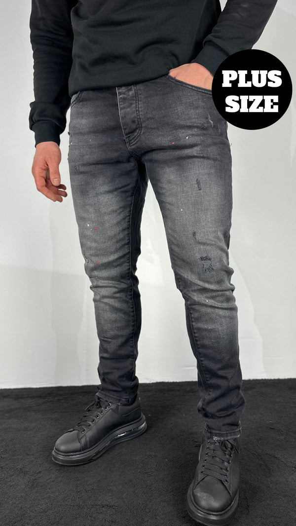 ICON Plus Size  Slim Fit Stretch Jeans Voor Heren - Sinjar