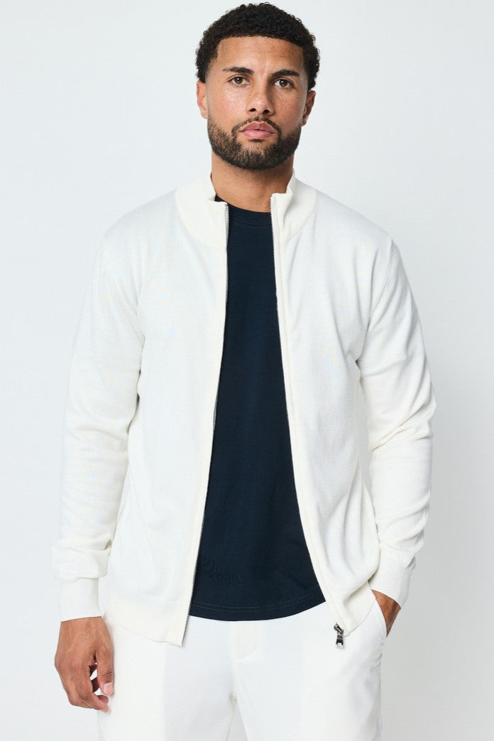 THE BELFORT FULL ZIP SWEATER