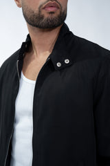 THE ARLON SUEDE JAS - CASUAL EN BASIC - ZWART (9257754755410)