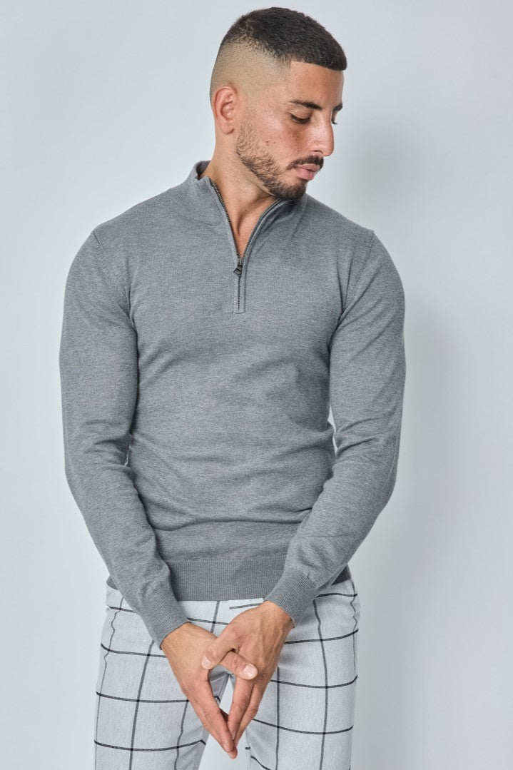 THE BARON ZIPPED TURTLENECK