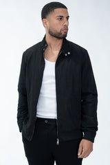 THE ARLON SUEDE JAS - CASUAL EN BASIC - ZWART (9257754755410)