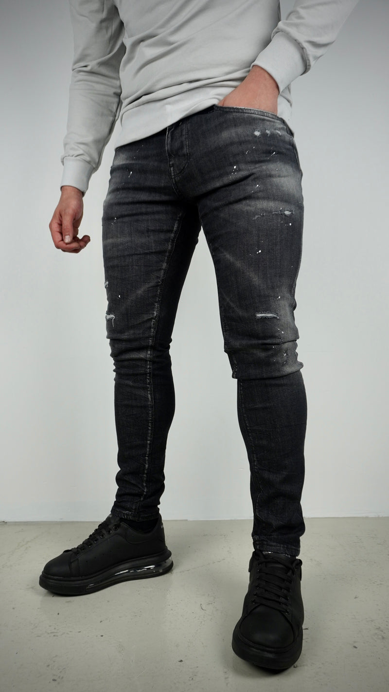 DutchVibes Plus Size 'Solario' Slim Fit Stretch Jeans Voor Heren