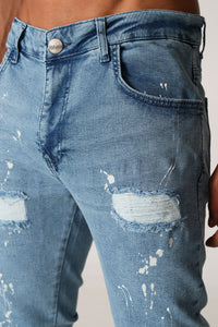 THE IKAO ZIPPED DENIM