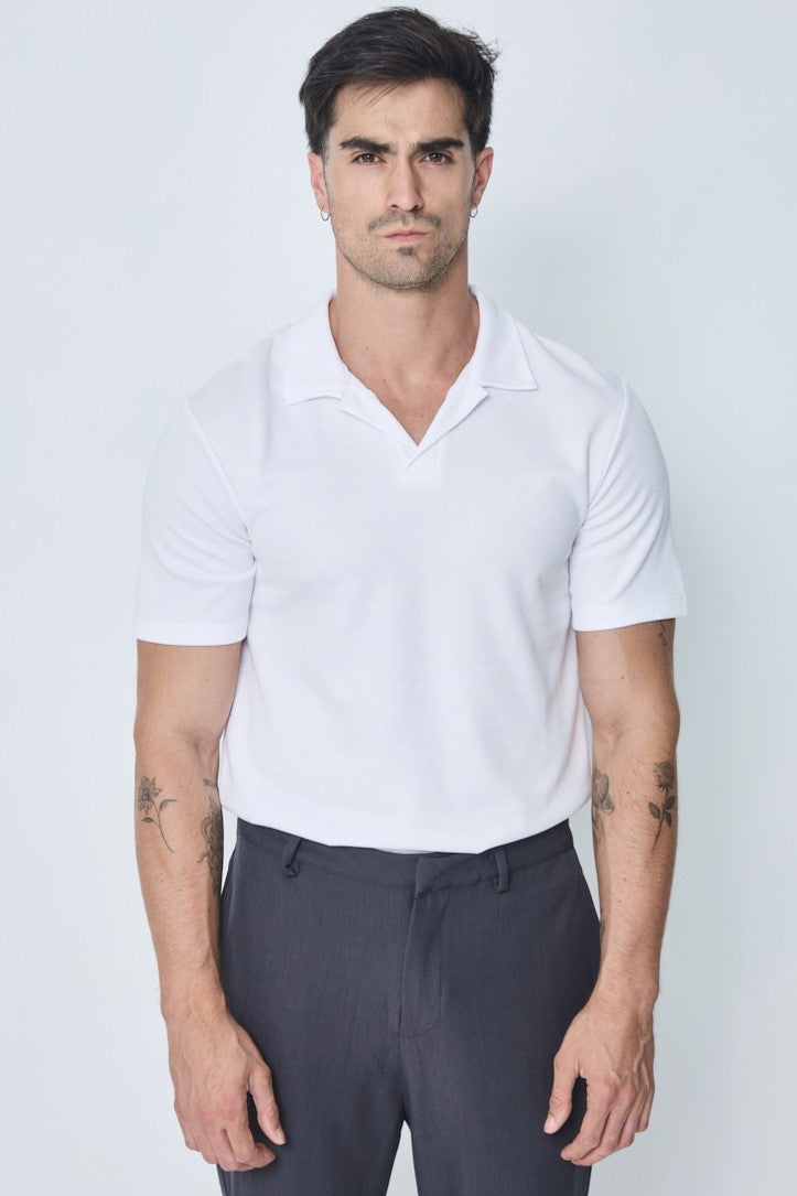 THE MONACO V NECK POLO