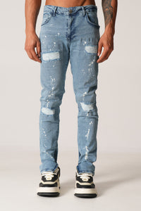 THE IKAO ZIPPED DENIM