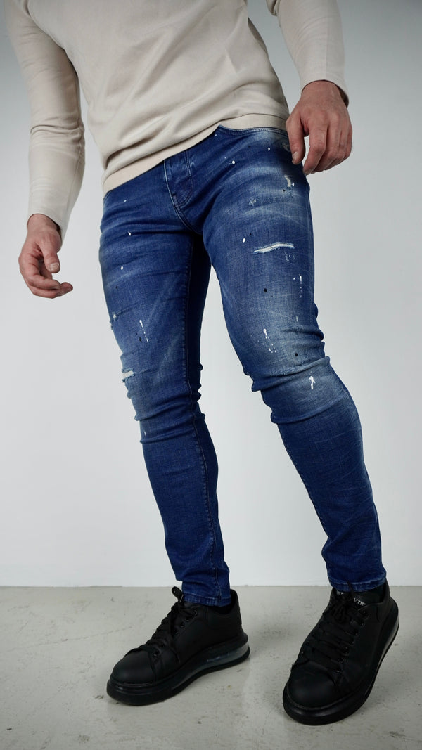 DutchVibes Plus Size 'Virelia' Slim Fit Stretch Jeans Voor Heren