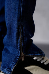 THE IKAO ZIPPED DENIM