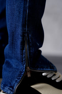 THE IKAO ZIPPED DENIM