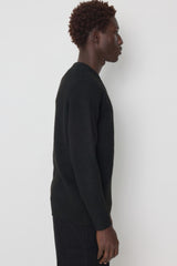 THE DALARO RIBBED KNITTED CREWNECK SWEATER