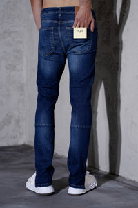 THE IKAO ZIPPED DENIM
