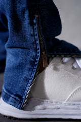 THE IKAO ZIPPED DENIM