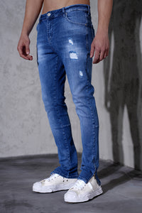 THE IKAO ZIPPED DENIM