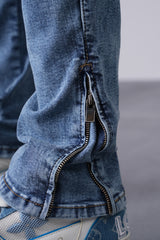 THE IKAO ZIPPED DENIM