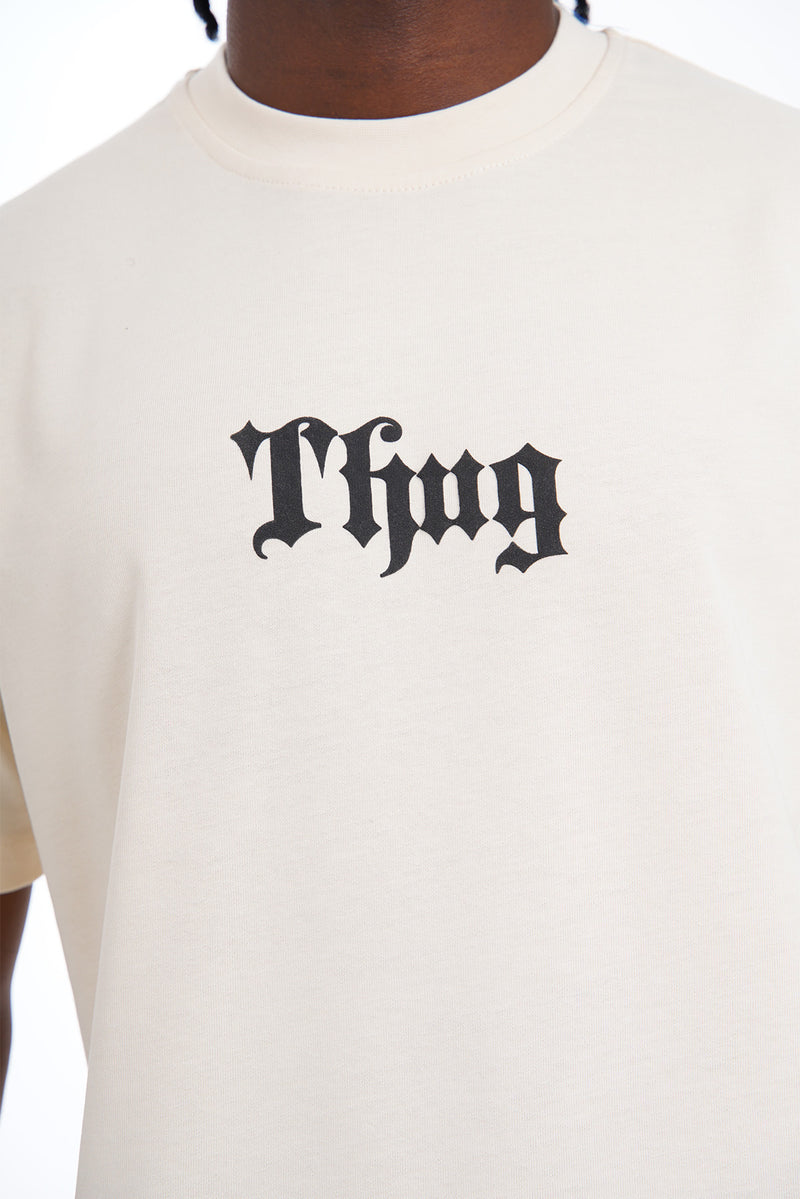 Loose fit t shirt heren 'Thug' oversized