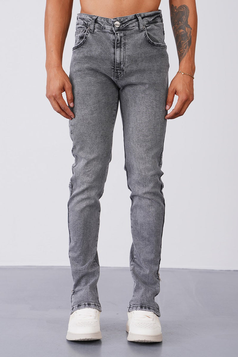 THE IKAO ZIPPED DENIM