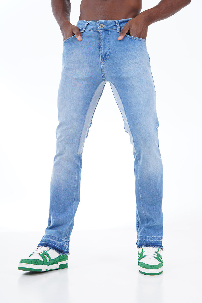 Traveler Flared Jeans Met Een Casual Look Voor Heren - Tryton