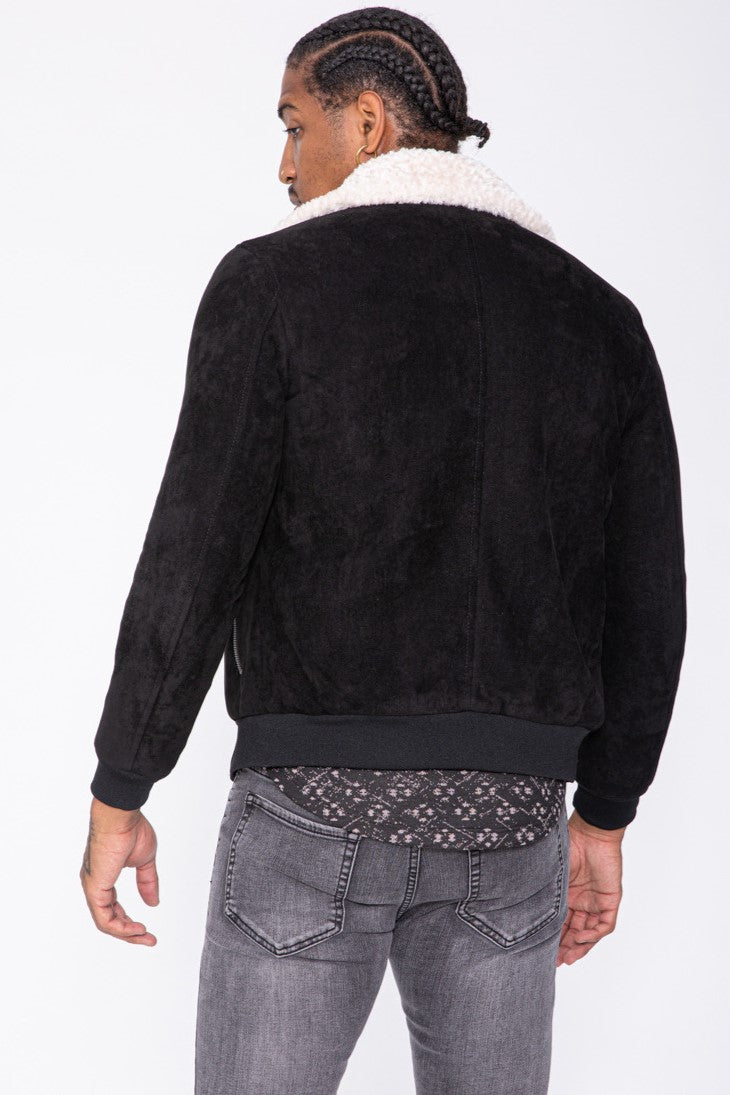 THE MONDAVIO FUR COLLAR JACKET