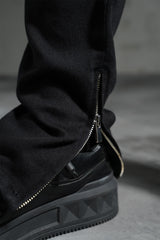 THE IKAO ZIPPED DENIM