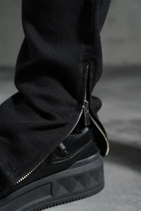 THE IKAO ZIPPED DENIM