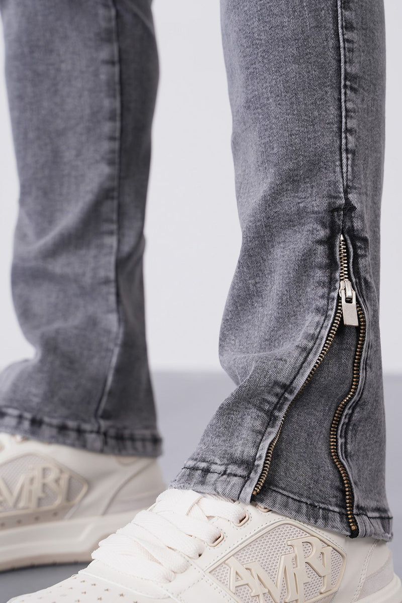 THE IKAO ZIPPED DENIM