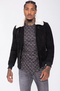 THE MONDAVIO FUR COLLAR JACKET