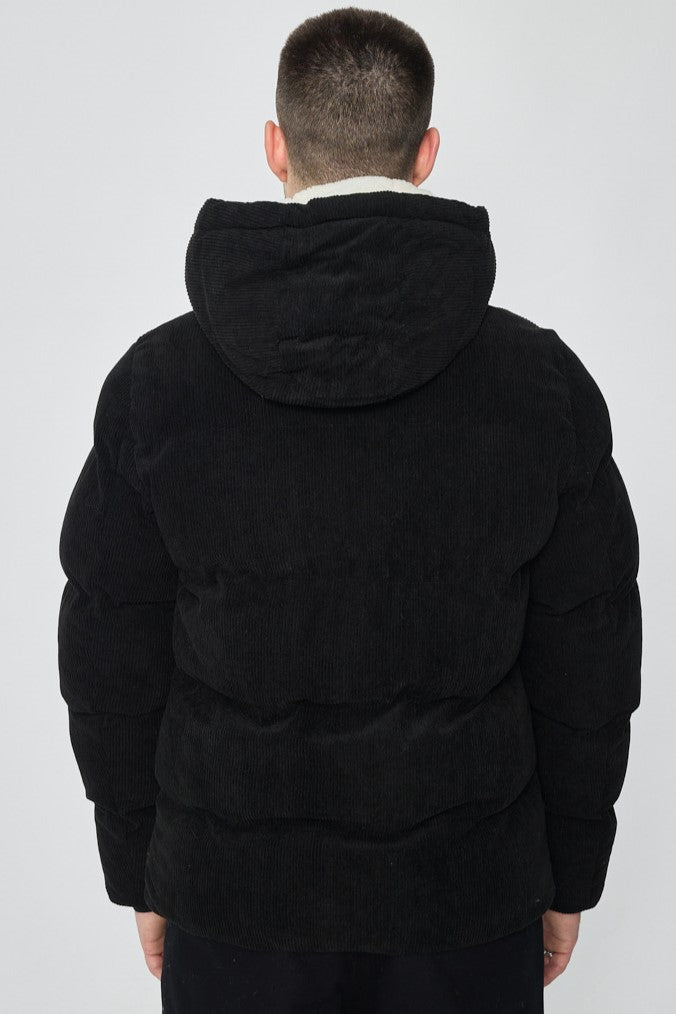 THE BARROW SUEDE FUR PUFFER JACKET