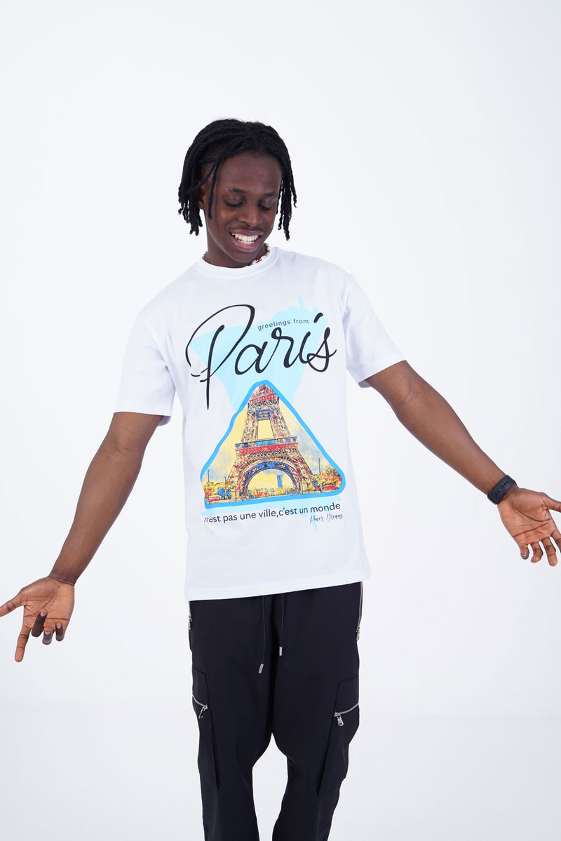 Loose fit t shirt 'Paris' oversized shirt