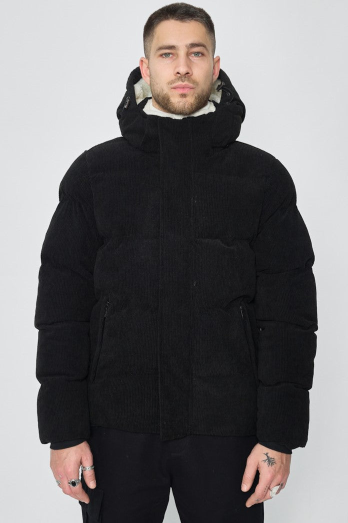 THE BARROW SUEDE FUR PUFFER JACKET