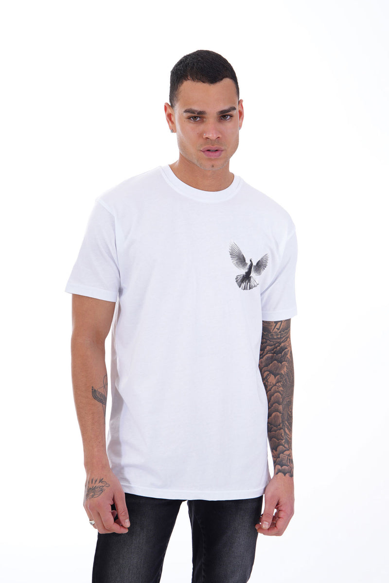 Loose fit t shirt heren the 'Aves01' oversized