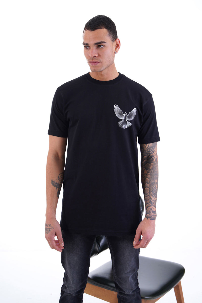 Loose fit t shirt heren the 'Aves01' oversized