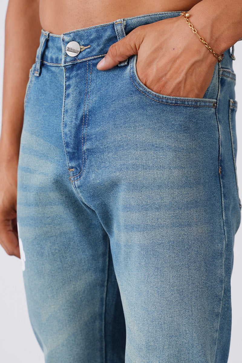 THE IKAO ZIPPED DENIM