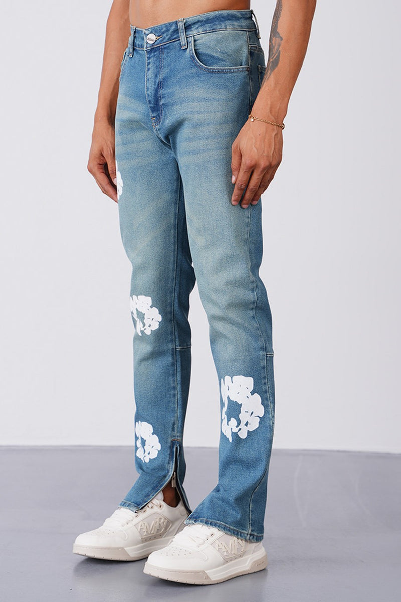 THE IKAO ZIPPED DENIM