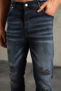 THE IKAO ZIPPED DENIM