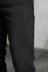 THE IKAO ZIPPED DENIM