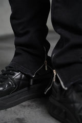 THE IKAO ZIPPED DENIM