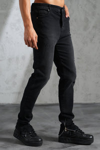 THE IKAO ZIPPED DENIM