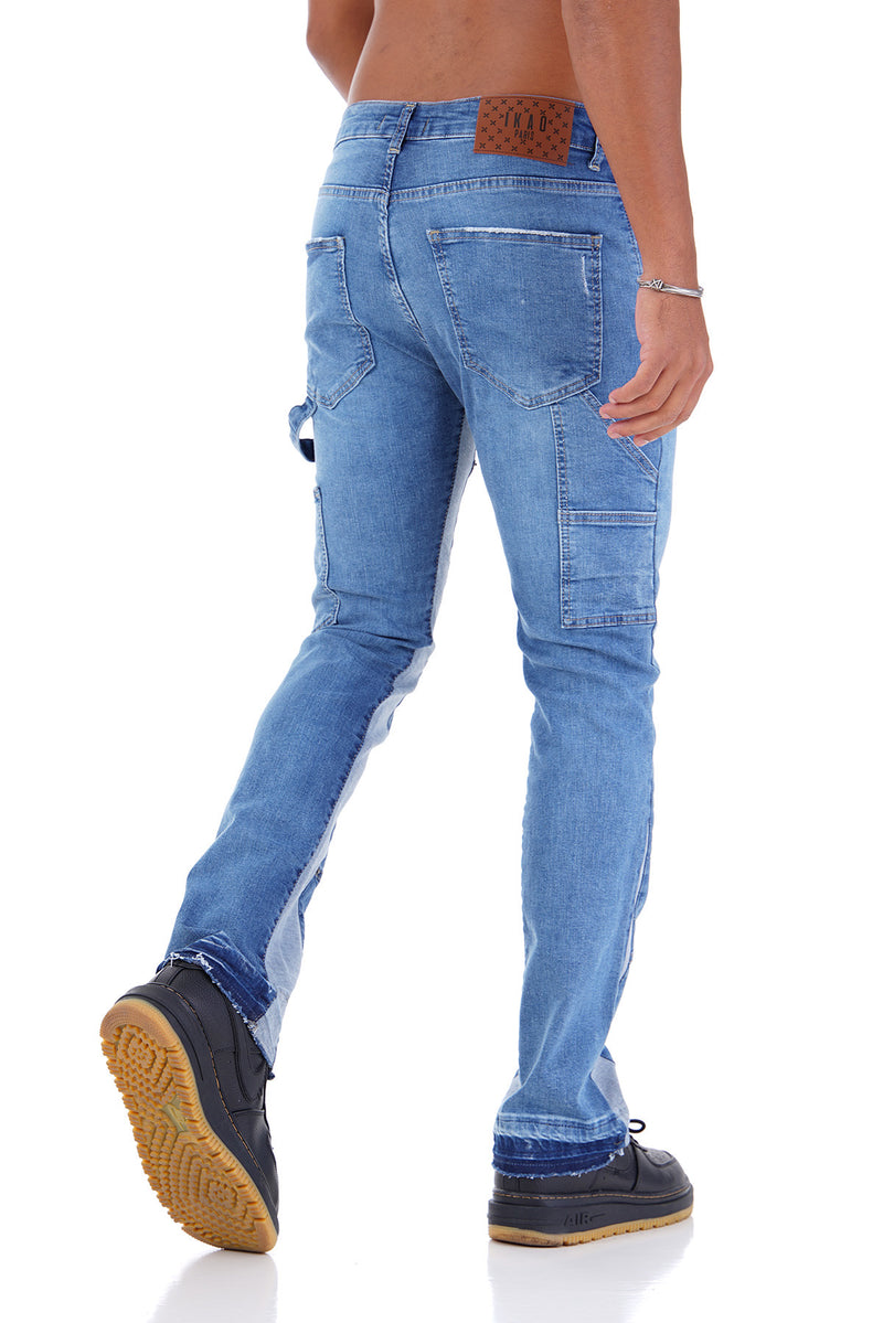 Traveler Flared Jeans Met Donkerblauwe Sluiting Voor Heren - Talas