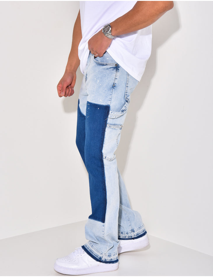 Traveler Flared Jeans Met Een Blauwe Kleurvervaging Voor Heren - Terrace