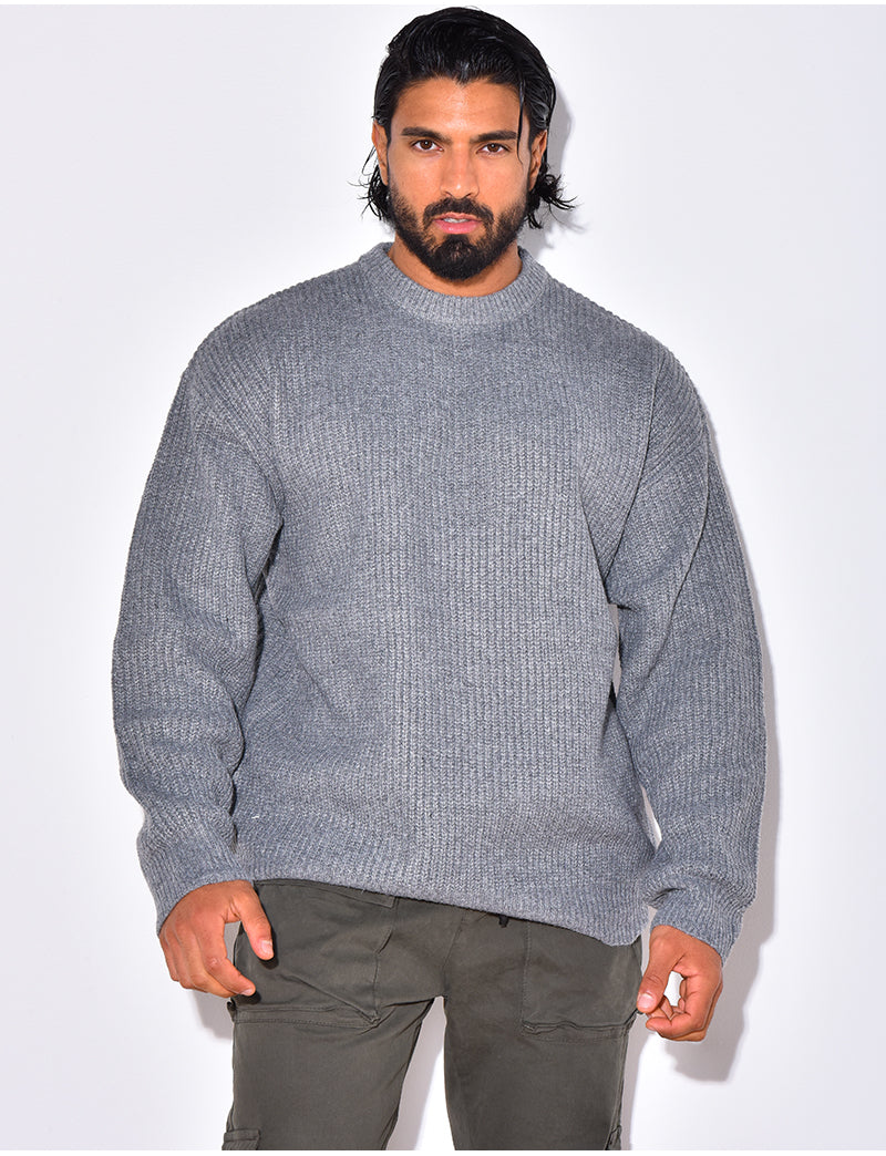 'Marzano' Gebreide Wollen Oversized Sweater