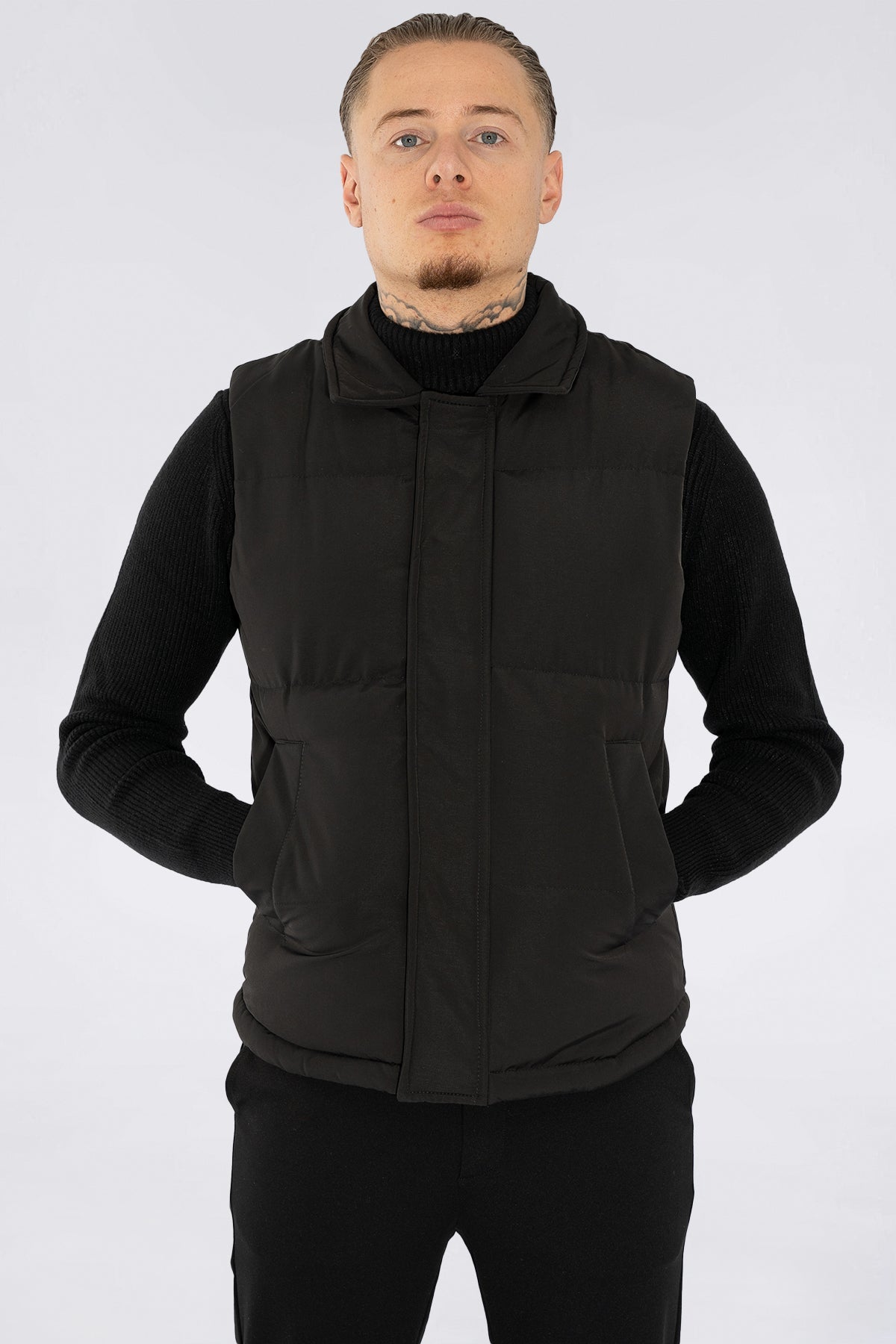 THE AVELINO FUR COLLAR BODYWARMER - Vibes Fashion