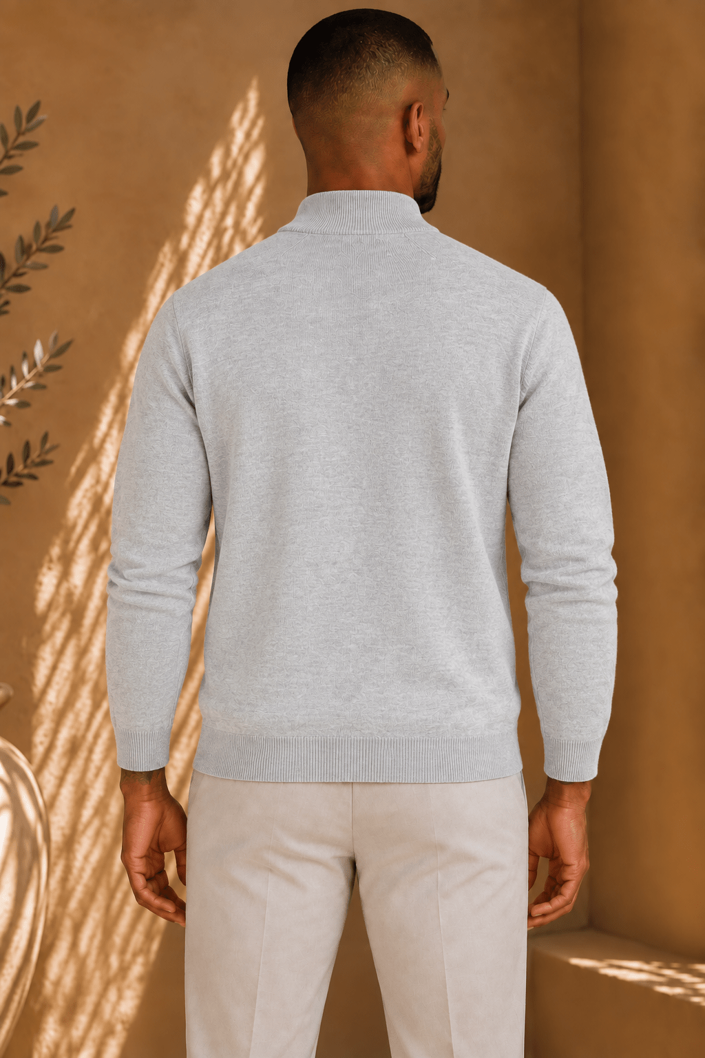 THE BARON ZIPPED TURTLENECK - Vibes Fashion