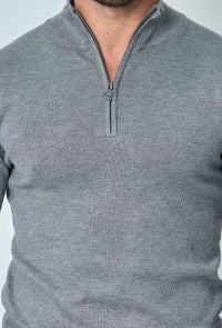 THE BARON ZIPPED TURTLENECK - Vibes Fashion
