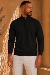 THE BARON ZIPPED TURTLENECK - Vibes Fashion