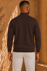 THE BARON ZIPPED TURTLENECK - Vibes Fashion