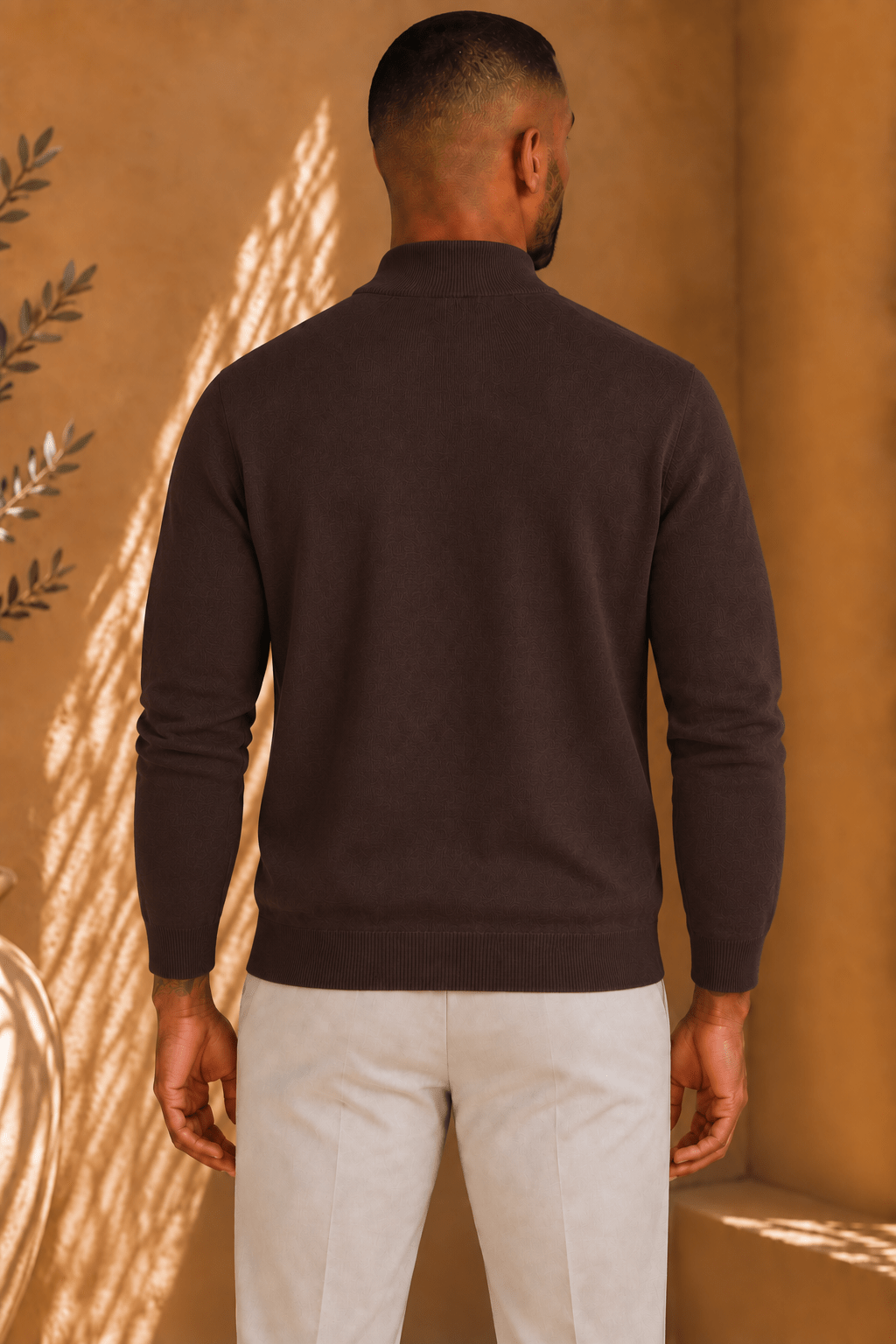 THE BARON ZIPPED TURTLENECK - Vibes Fashion