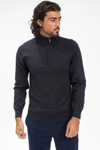 THE BARON ZIPPED TURTLENECK - Vibes Fashion
