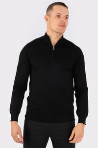 THE BARON ZIPPED TURTLENECK - Vibes Fashion