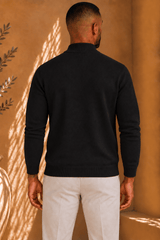 THE BARON ZIPPED TURTLENECK - Vibes Fashion